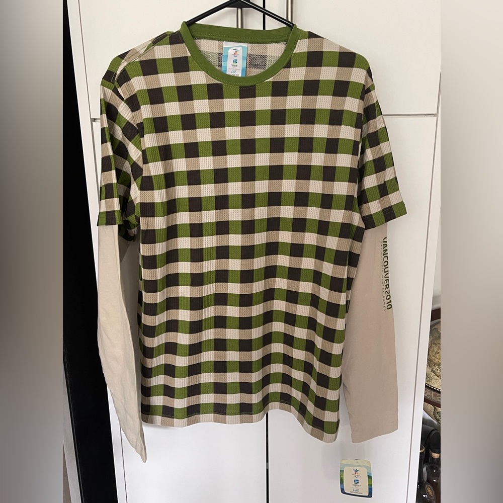 Men’s HBC Vancouver 2010 Olympics Waffle Polo Shirt, New With Tags Size Small S